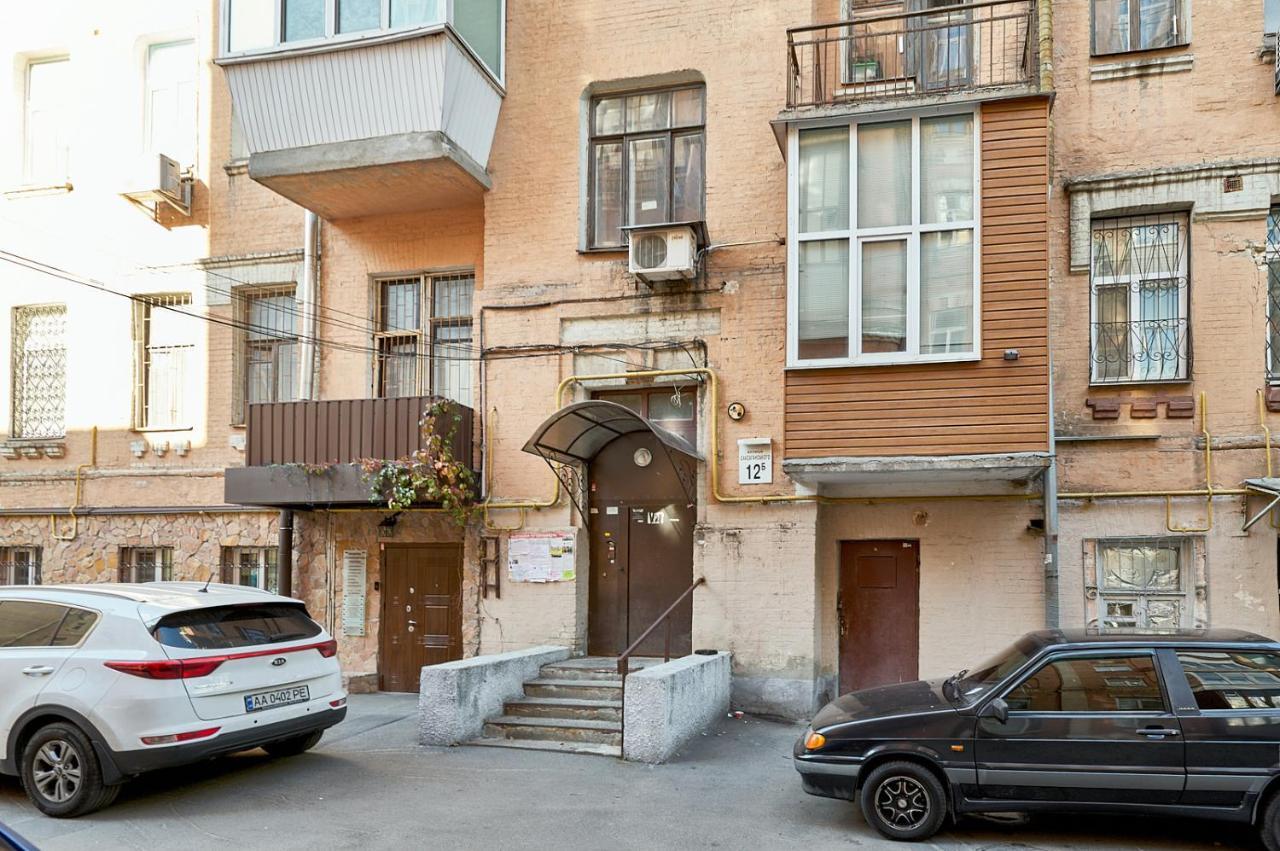 S12-58 Modern Aparthotel With Two 2Bedrooms In Central Kiev - Bessarabska Squere - Gulliver Mall - Olympic Stadium - Palace Of Sports - Saksahanskoho St, 12Б Exterior photo